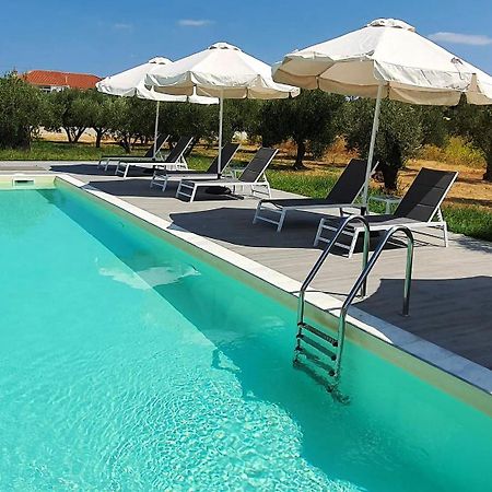 Eleonas Suites Sarti Bagian luar foto